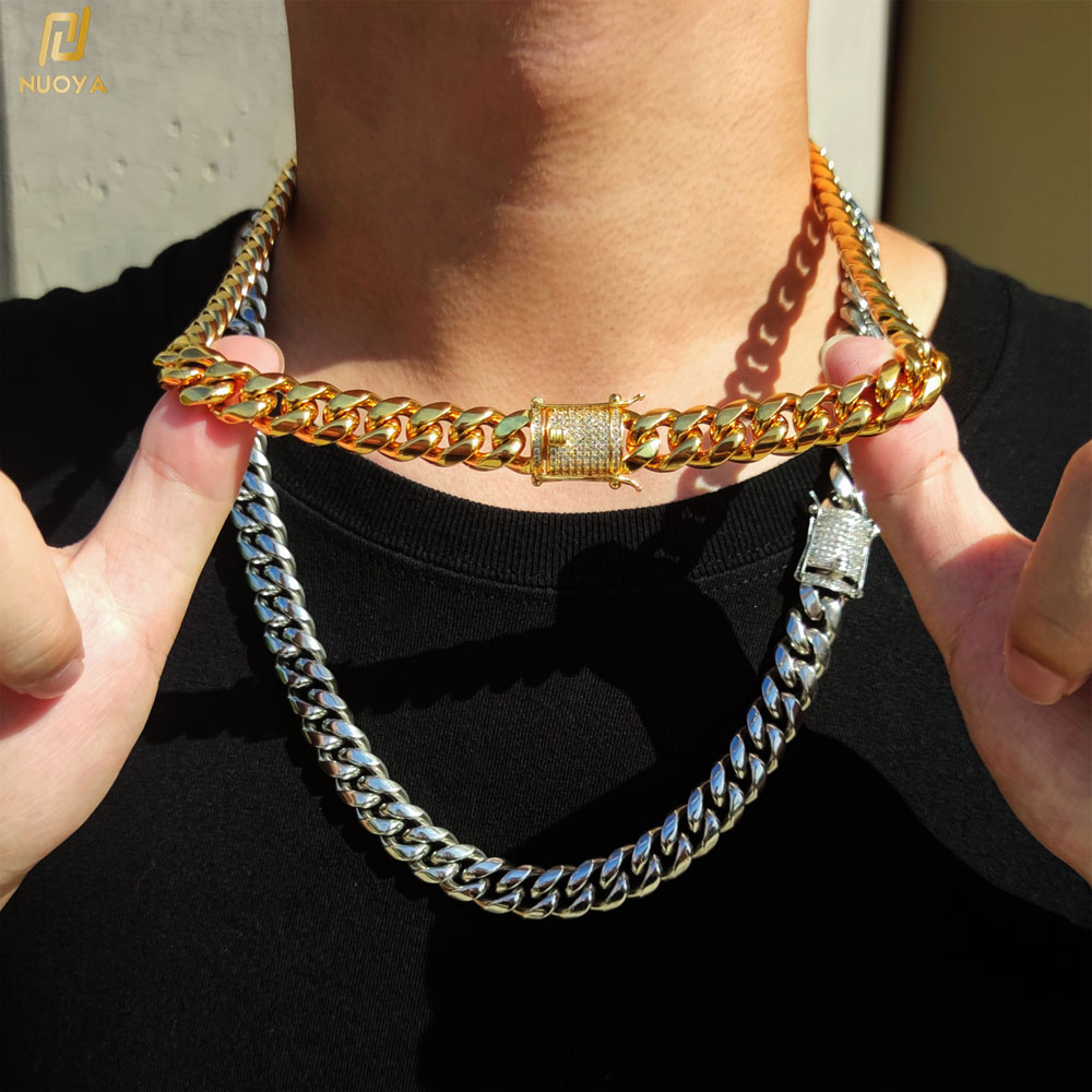 Cuban Link Chain 12Mm - 6-12mm Hip Hop Cubaanse Ketting Iced