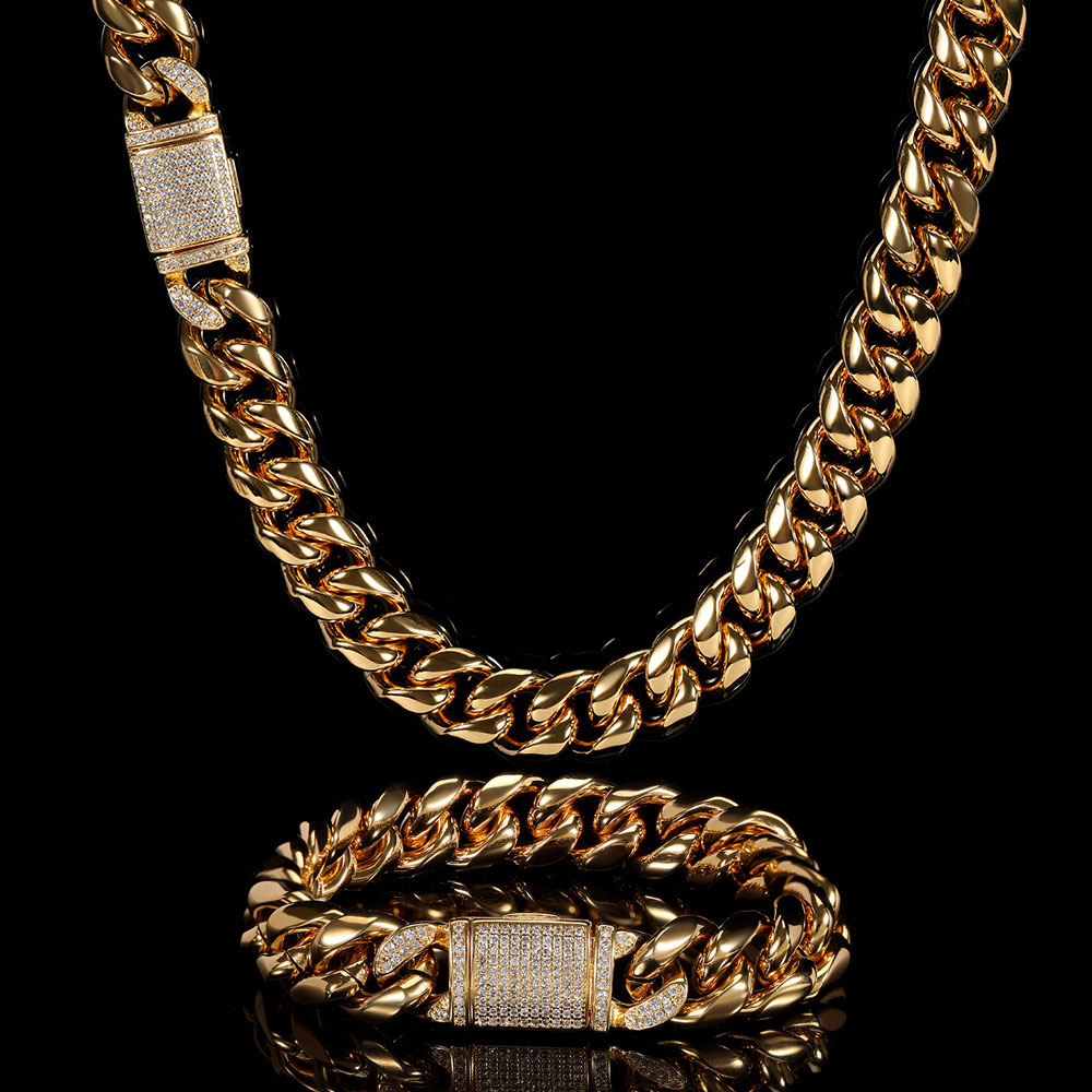12Mm Miami Mens Cubaanse Schak - Cuban Link Chain 12Mm recensie en prijs