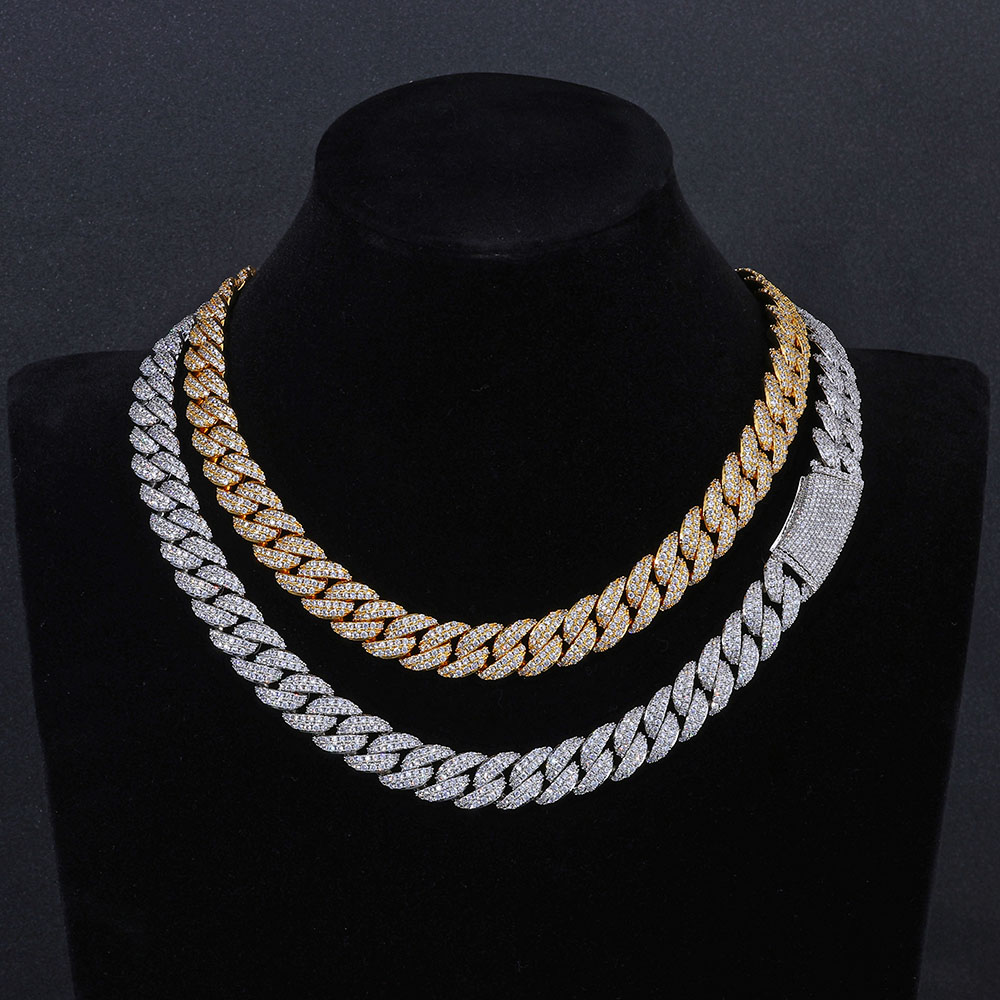 ESKEEM Nieuwe Stijl 13MM Iced  - Cuban Link Chain 12Mm recensie en prijs