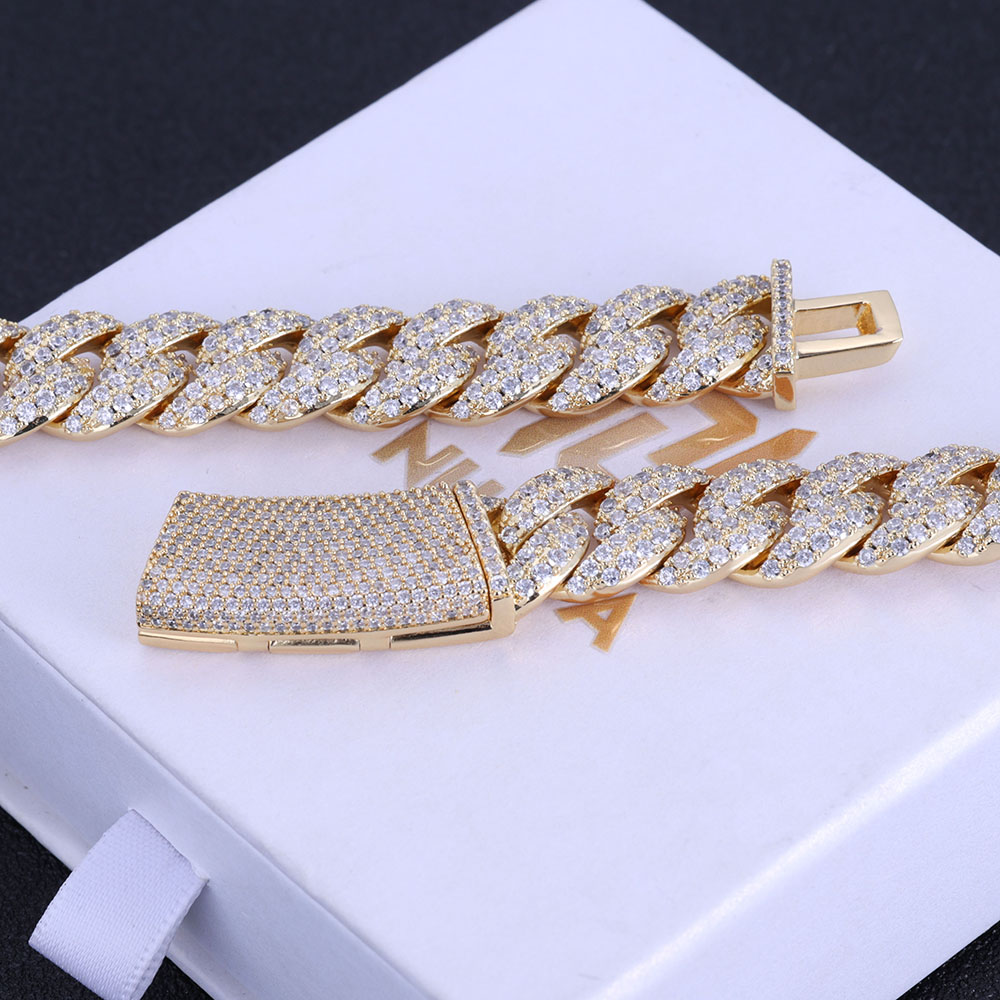 ESKEEM Nieuwe Stijl 13MM Iced  - Cuban Link Chain 12Mm recensie en prijs